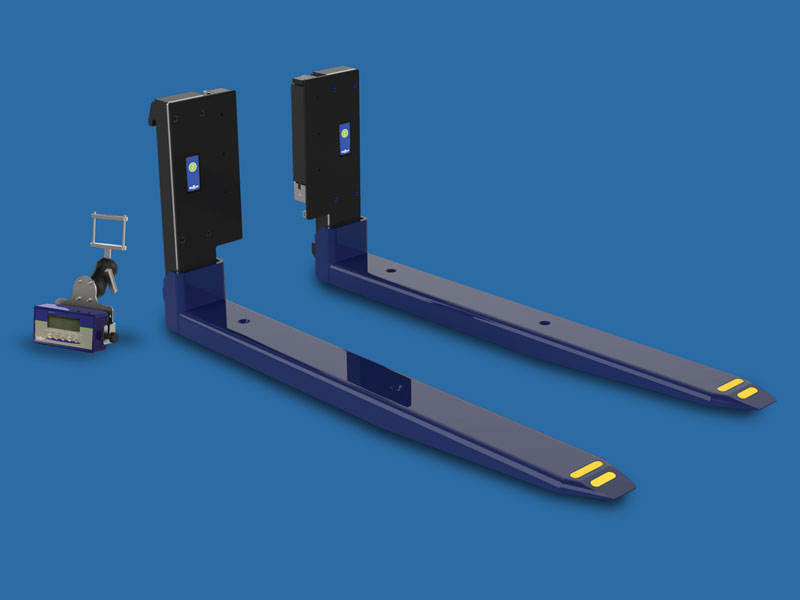 Textile handling forklift attachments and clamps.