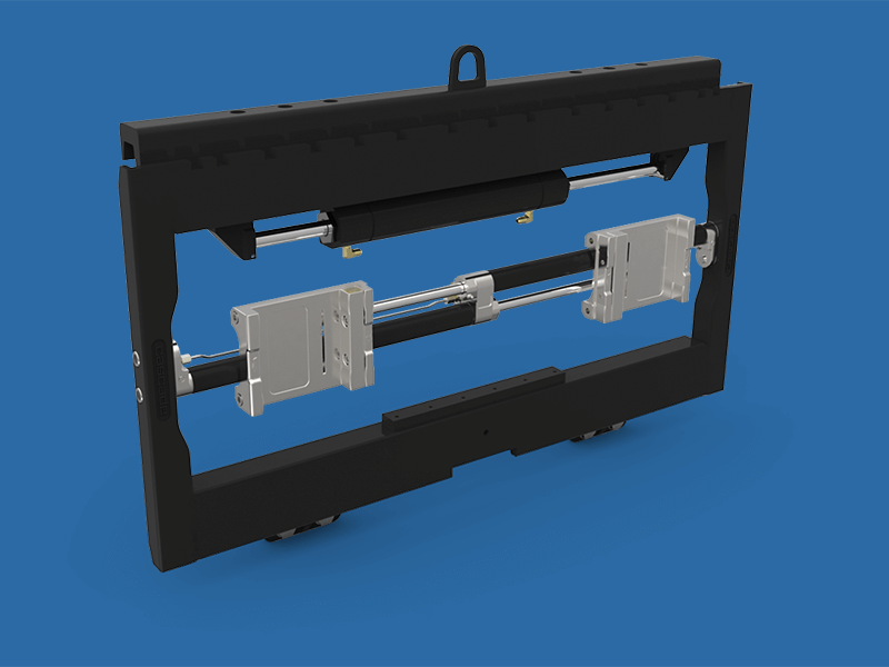 Appliance and Electronic forklift clamps for delicate loads.